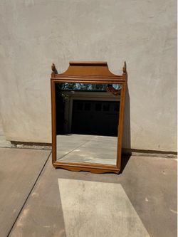 Wooden Framed Mirror