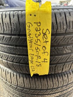 Set of 4 tires p235/50r18 Goodyear eagle LS2 $135