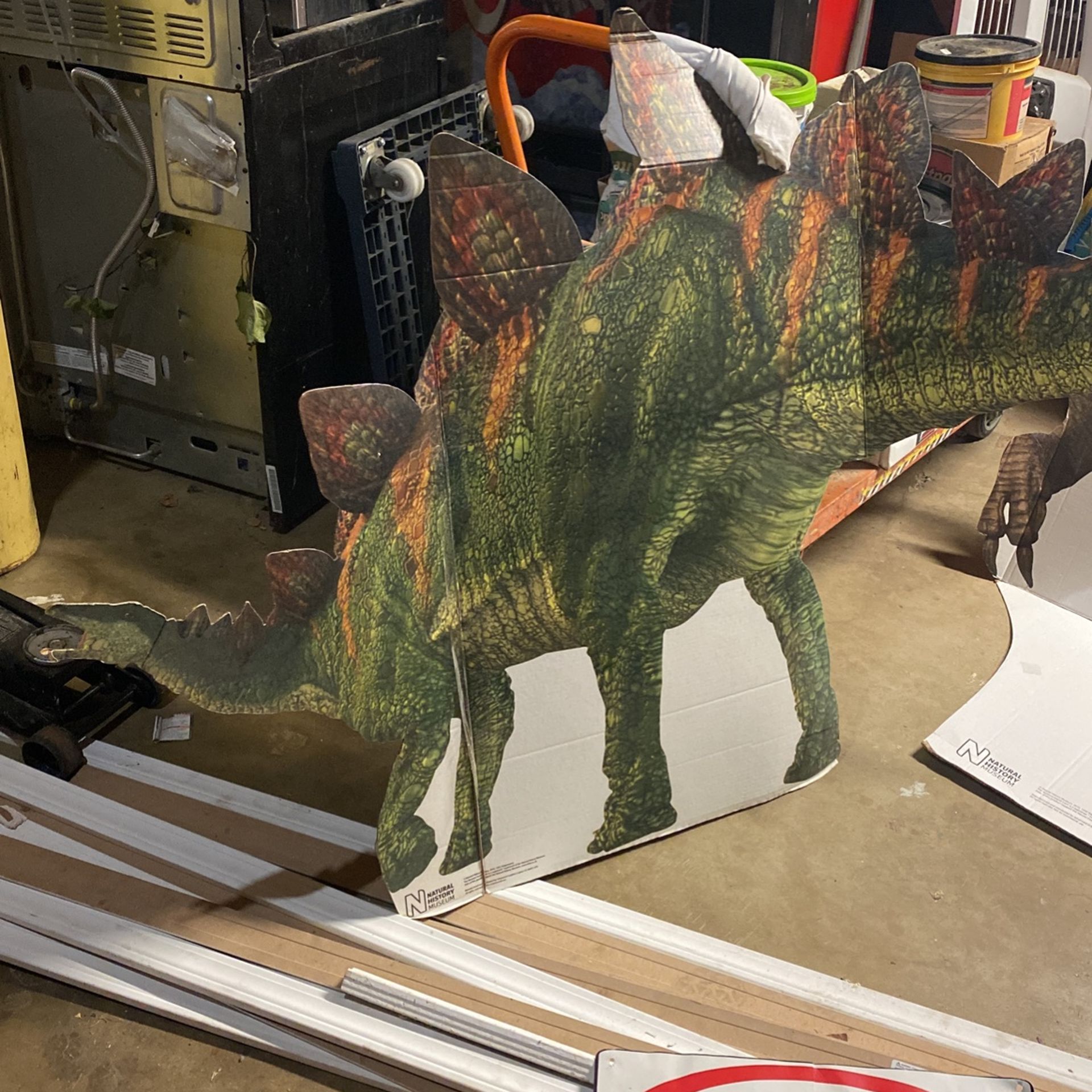 Dinosaurs Decorations Take Everything For $$30 Big Stand Up Dinosaurs And Thick Cardboard 