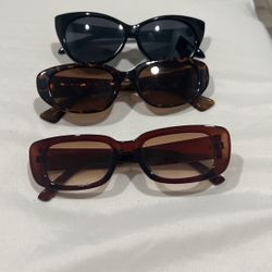 3pcs Fashion Sunglasses