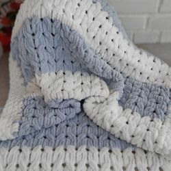 Handmade baby blanket. 