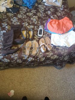 Girls Shoes And Shorts