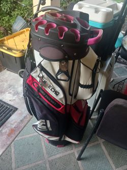 NICE EX LARG GOLF BAG 20 FIRM LOOK MY POST ALOT ITEMS TO SEE