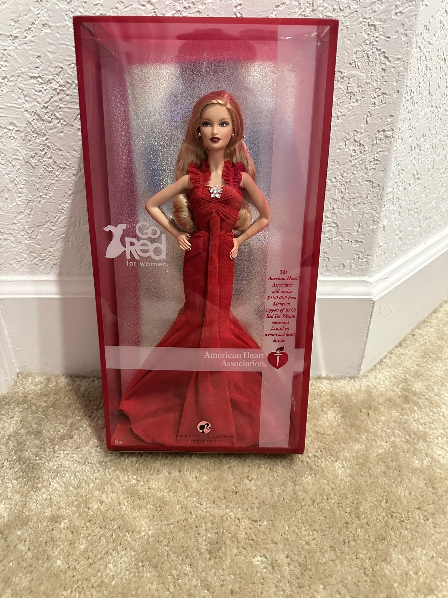 Go Red American Heart Association Barbie