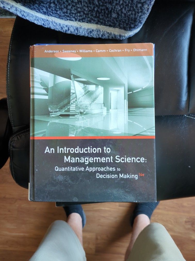 Intro To Management Science