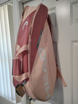 Tennis Bag, Pink, Head