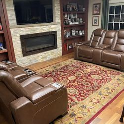The Man-Den Gray Power Reclining Sofa And Loveseat
Ashley Furniture$10 Down Payment And Financing Available