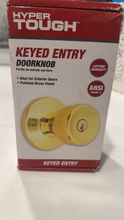 Hyper Tough Keyed Entry Tulip Doorknob