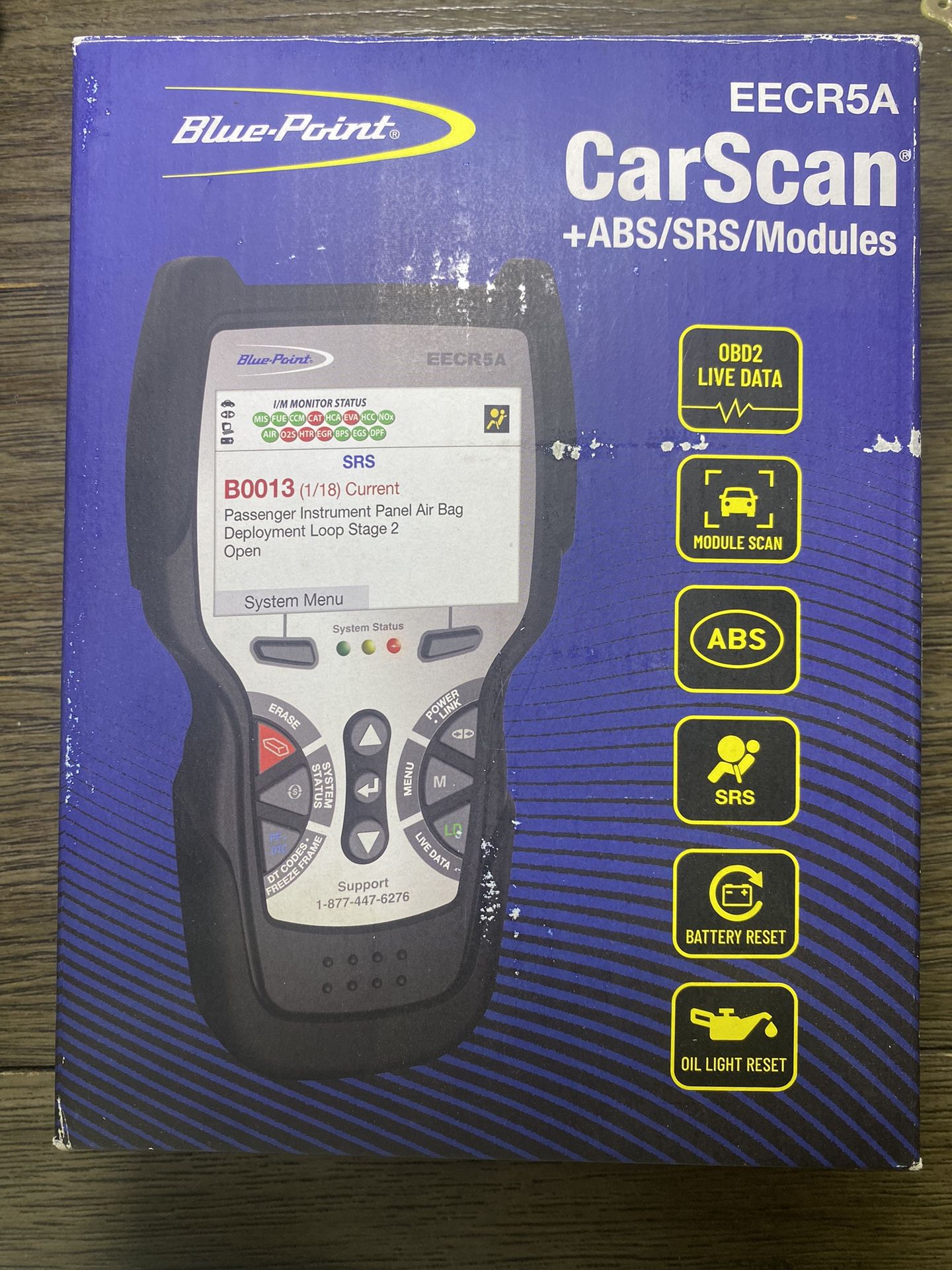 CarScan® Code Reader+ ABS/ SRS/ Module Scan (Blue-Point®)