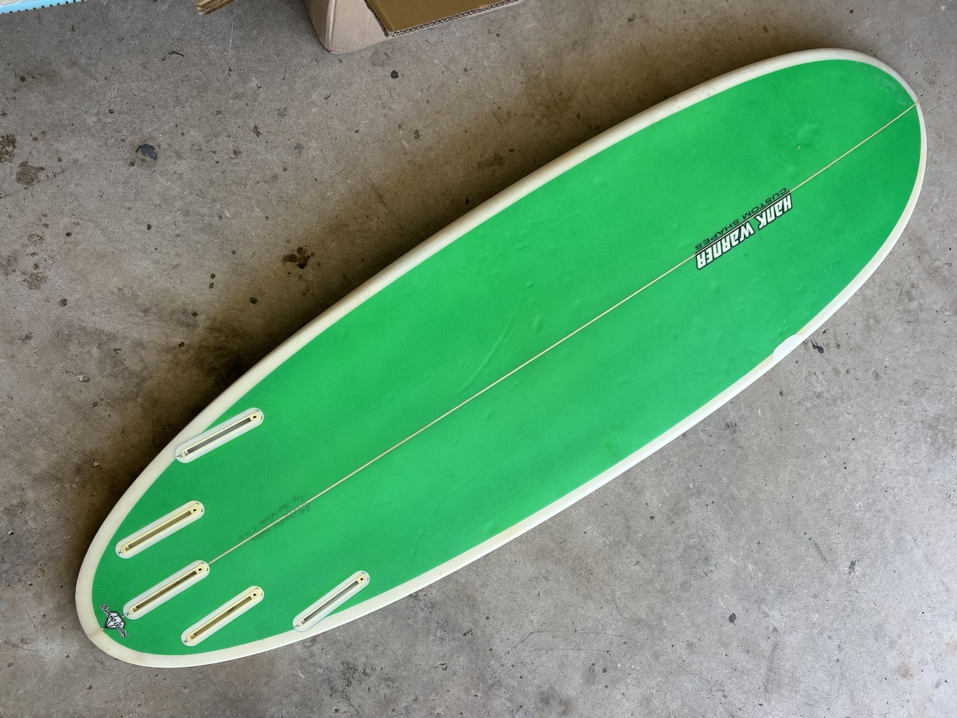 Hank Warner Surfboard - Egg longboard Fun Shape