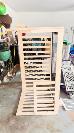 IKEA convertible Wooden Baby Crib Sides and Frame Parts