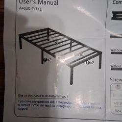 Twin Size Bed Frame 