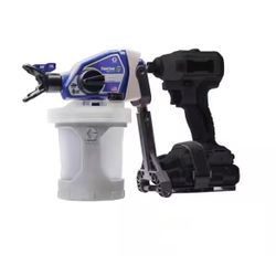 Graco TrueCoat 360-Handheld Cordless Connect Drill Paint Sprayer with Small Project Cup=Tools-131