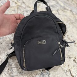 Kate Spade New York Black Backpack Purse Adjustable 