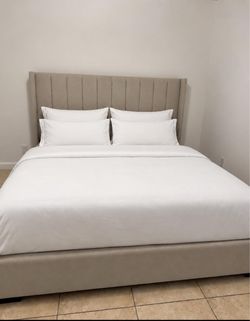 King Upholstered Bed Frame