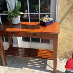 Wood Console Table $50