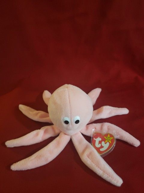 TY Beanie Babies Inky The Octopus