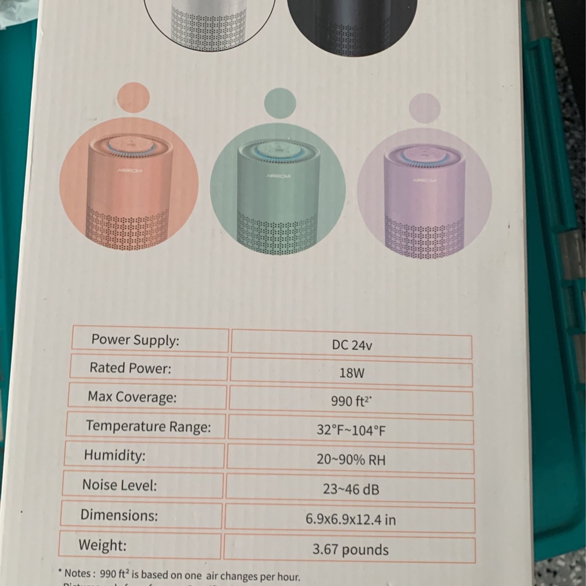 Hepa Filter Aire Purifier