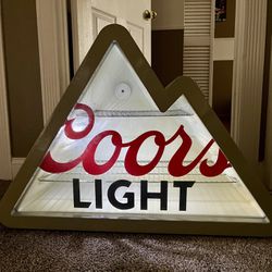 Coors Light Mountain Mini Fridge