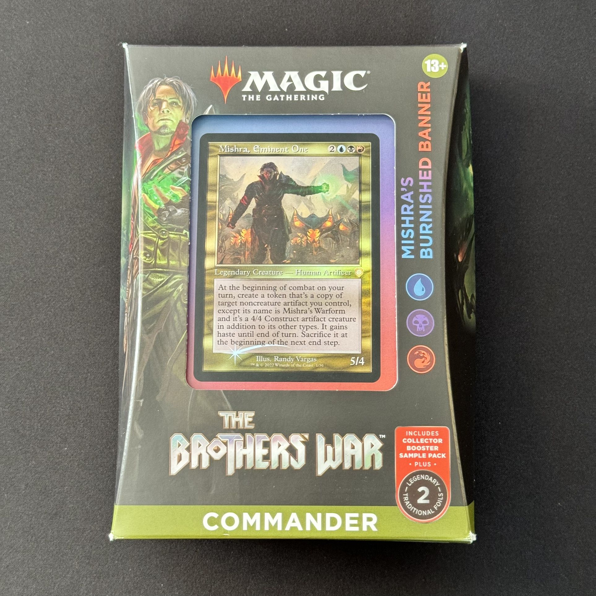 Magic The Gathering Brothers War Commander Deck - Mishra’s Burnished Banner Sealed