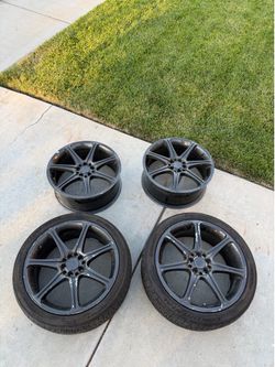 Set of 18” 5x114/5x120 wheels