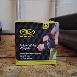 Athletic Works Ankle/Wrist Weights 2-2.5lb Weights New