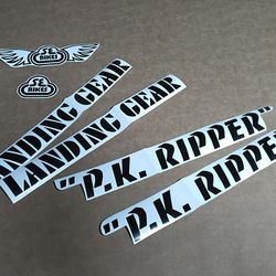 Pk Ripper Frame And Fork Decal Set