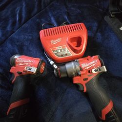 Milwaukee Drill and Impact 