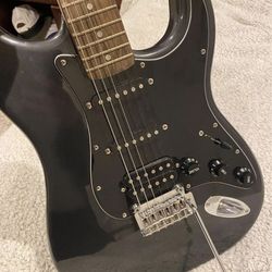 Black Fender Guitar 