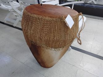 Authentic Artifact Handmade Imported Uganda Entenga Drum 3.5 ft tall