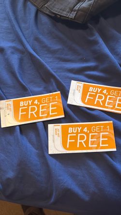 Unused Waterfly Carwash wash ticket
