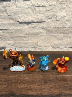 Skylanders Figures: Swarm, Ignitor, Warnado, Eruptor, Spyros Adventure Lot of 4