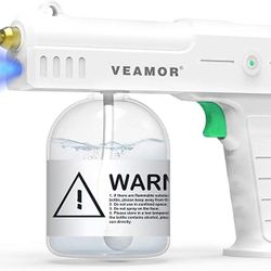 Nano Sanitizer Spray Machine, Handheld ULV Electric Spray Gun Fogger, Rechargeable Portable Mist Gun Disinfection Machine ( X002U5ZS9H,X0032HD0NX)