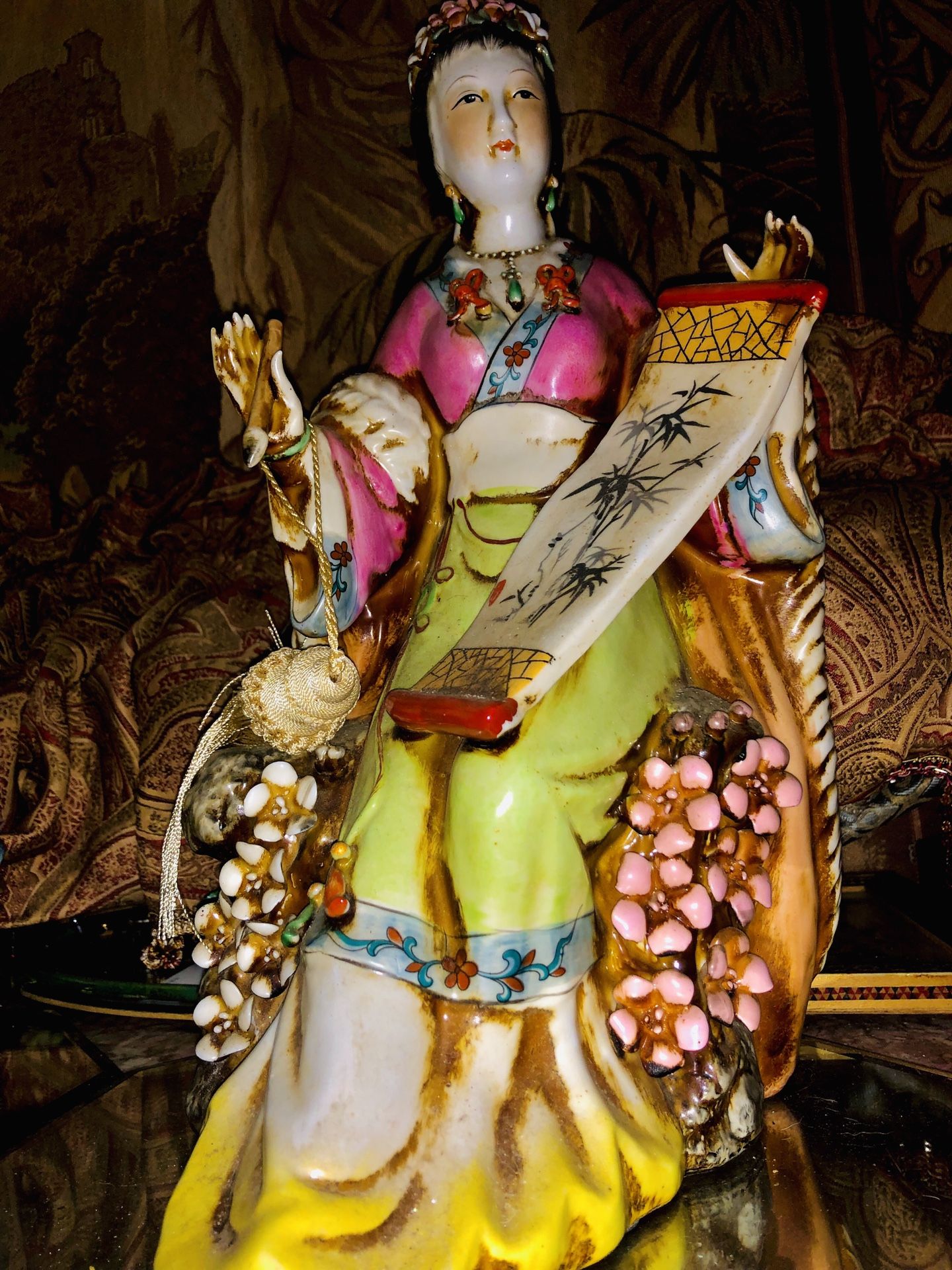 Antique Porcelain Geisha