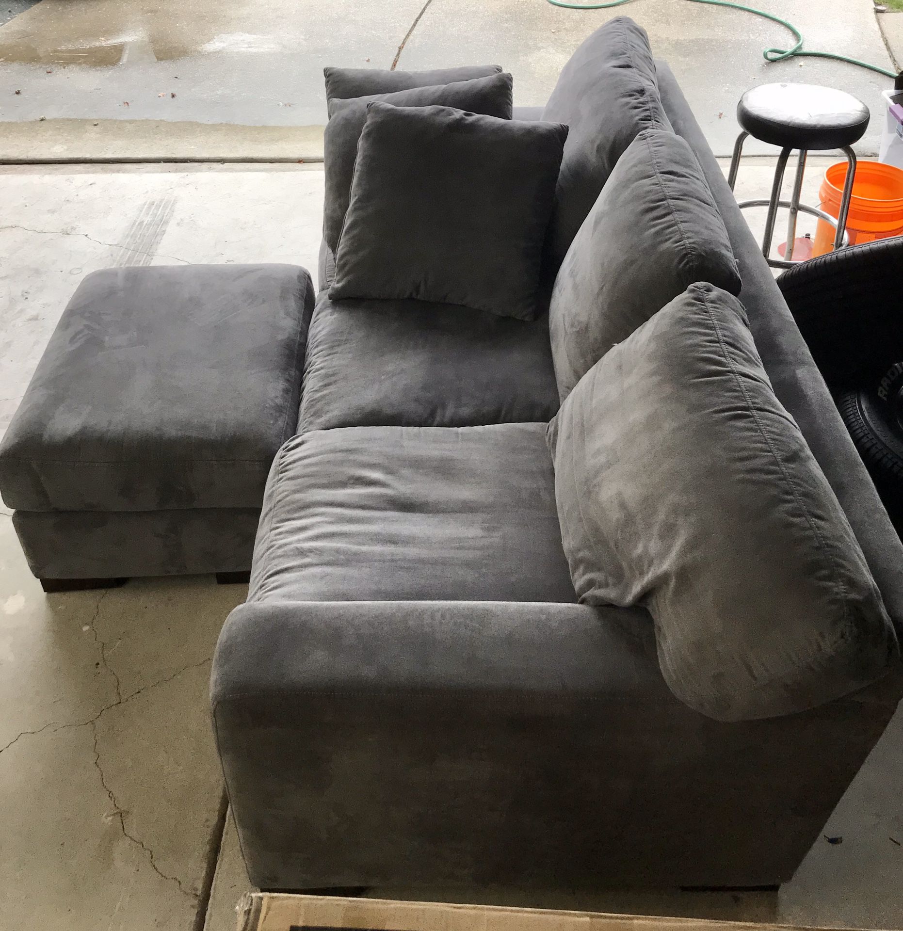 Z Gallerie Sofa and Ottoman