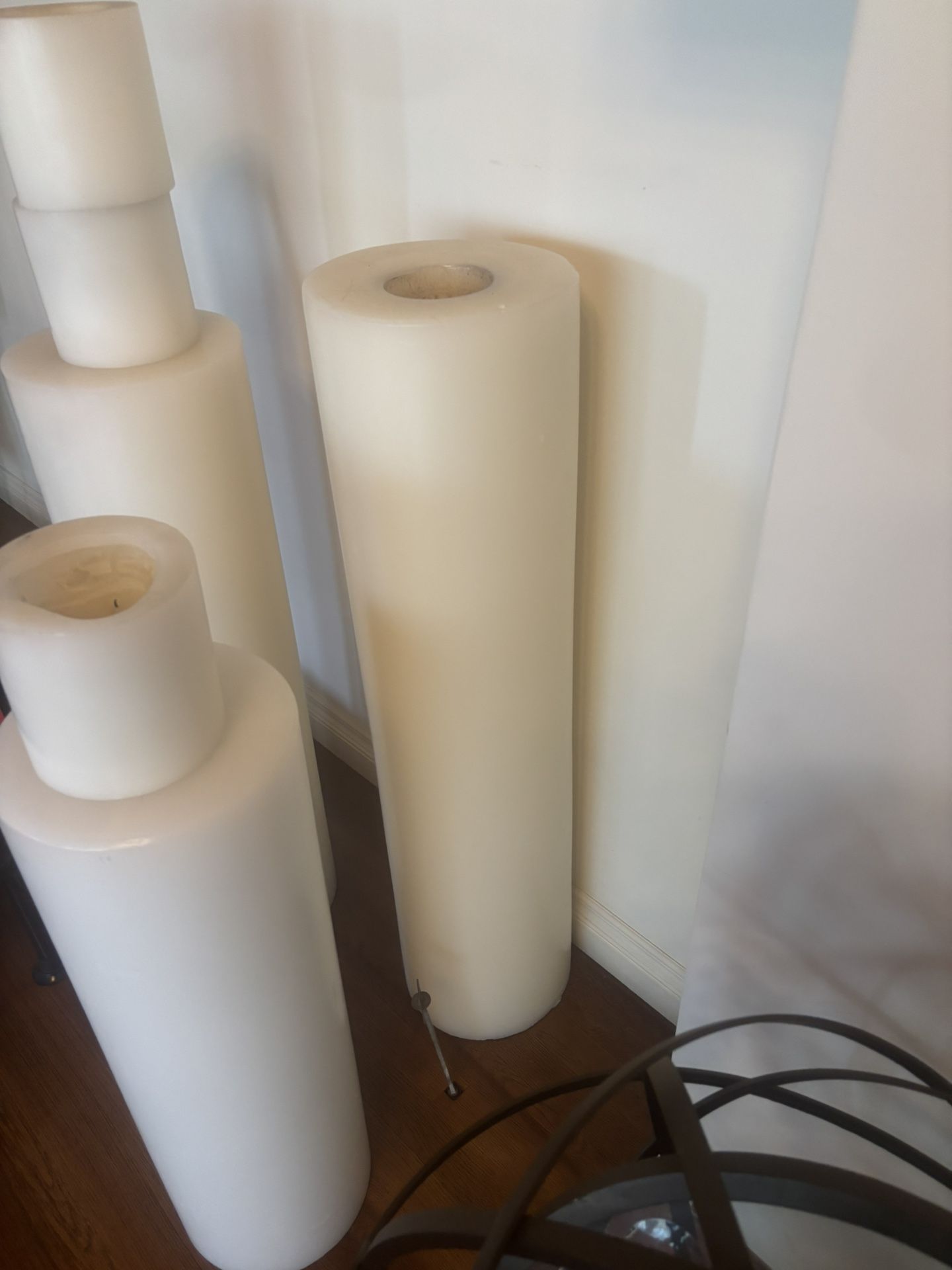 🕯️ BRAND-NEW Giant 4-Foot Tall Pillar Candles – Luxury Oversized Decor Pieces