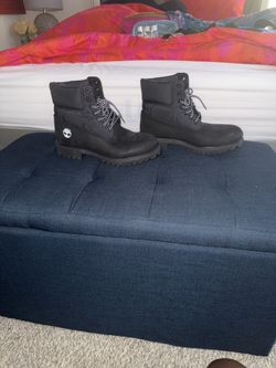 Black Timberland Boots