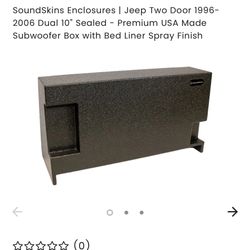 Jeep Subwoofer Box 