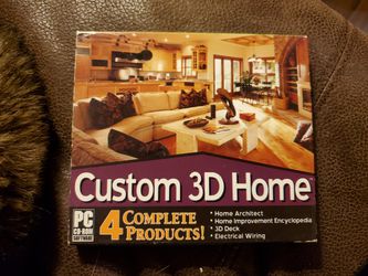 PC CD ROM Custom 3D Home: Design & Improve Your Home, 4 Power Tools
