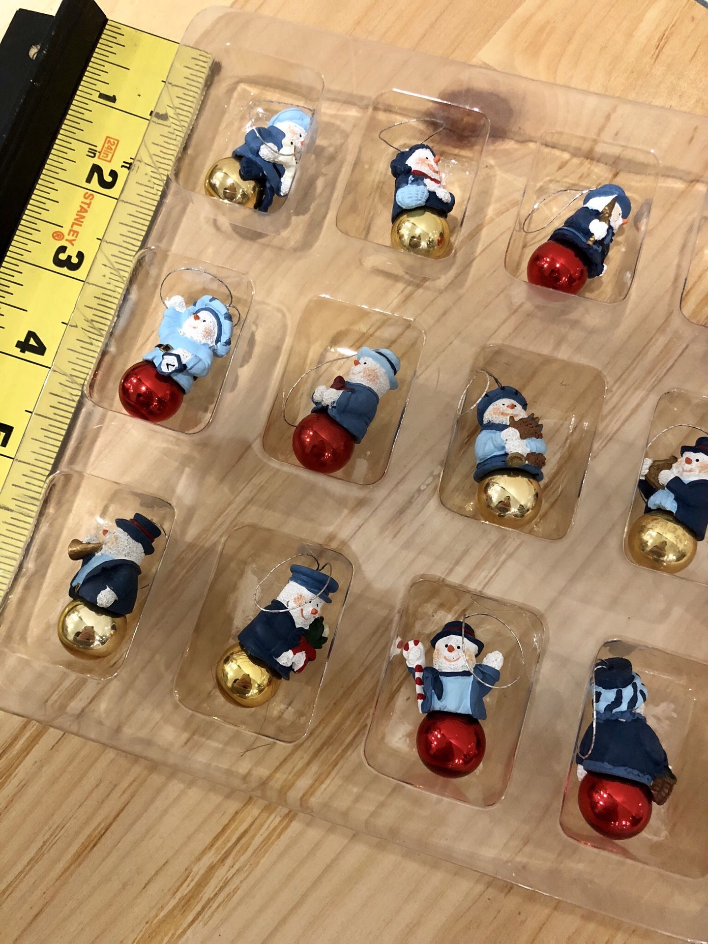 Mini Snowmen Ornaments