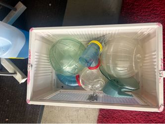 Used hamster cage
