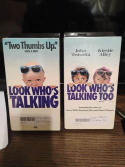 Look Who's Talking 1 & 2 VHS Set