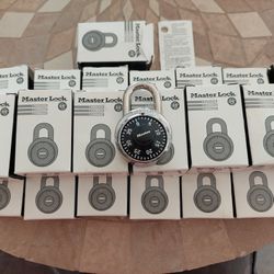 Master Lock Combination Padlock Lot Of 22