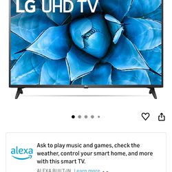 LG 55” Smart TV w/ LG Soundbar & Subwoofer