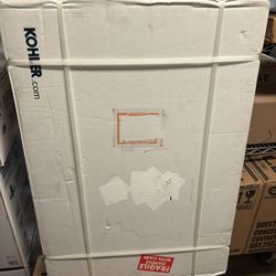 Kohler Orime Rectangular Framed Mirror. Matte Black. New In Box 