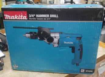 Makita HP2050-R 6.6 Amp 3/4 in. Hammer Drill with Case - NEW/SEALED!. F(contact info removed)1.