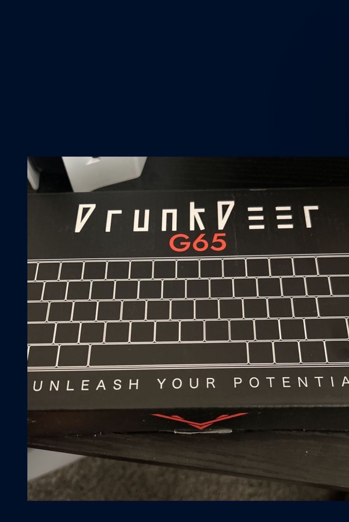Brand New DrunkDeer G65 Rapid Trigger Mechanical Keyboard Magnetic Switch Gaming RGB PBT Keycap 65% Size 68 Keys Compact Wired USB Black