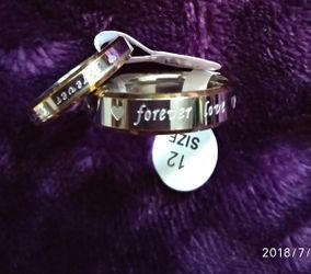 Luxury Stainless Steel ^Couple's Rings^