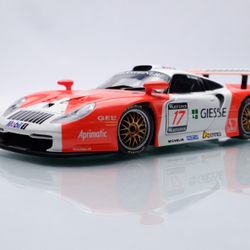 Porsche 911 GT1 1997 FIA GT Championship Emmanuel Collard & Mauro Baldi, 1:18 Diecast Model Car from UT Models