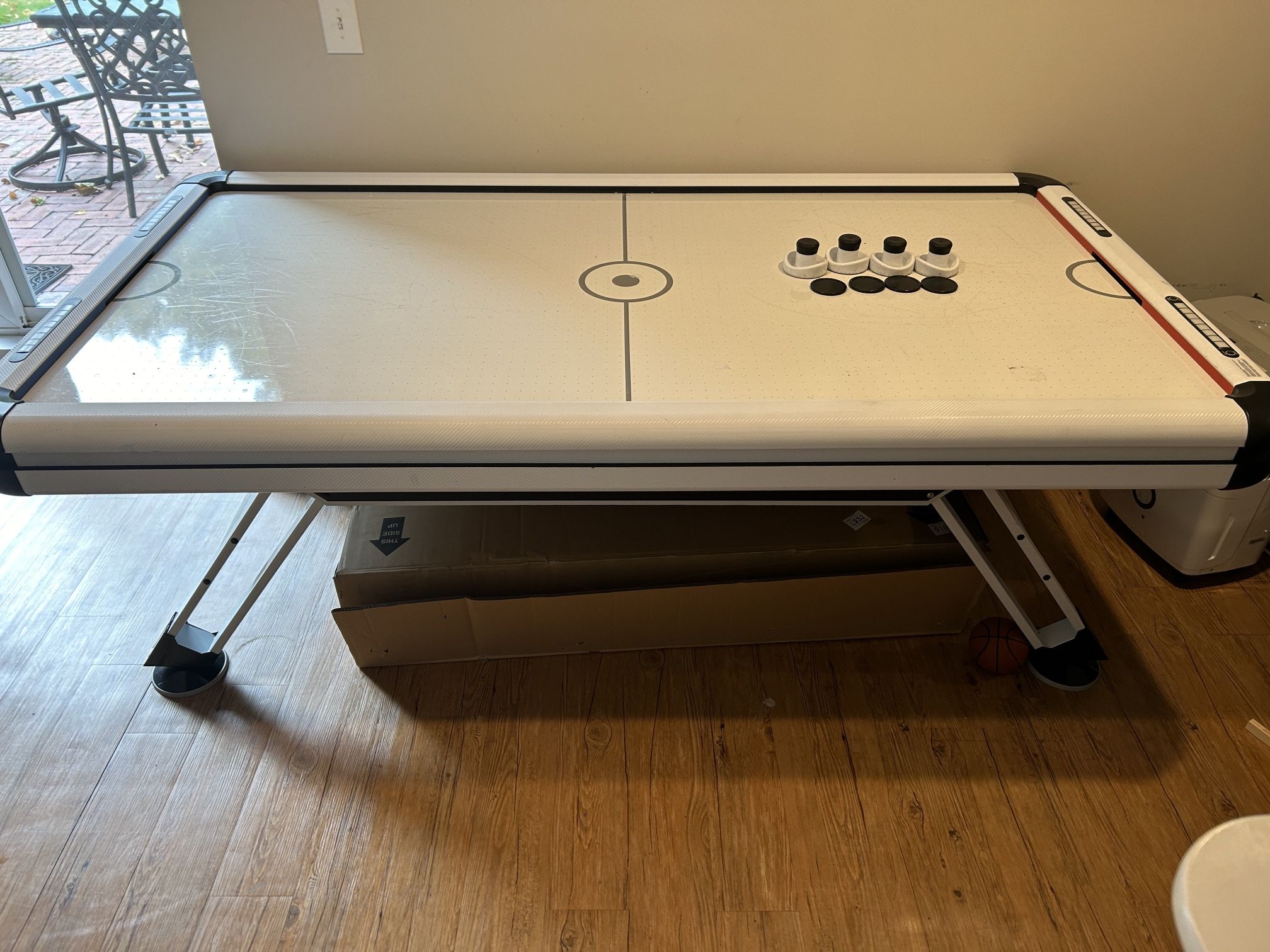 Hardly Used MD Sports Air Hockey Table Costco 89”